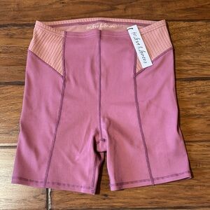 For Love and Lemons Mauve Biker Shorts Size Large NWT